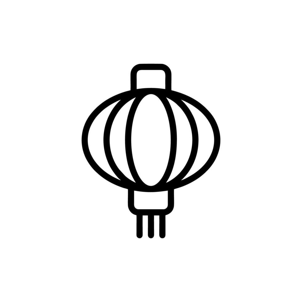 Designvorlagen für Lampion-Symbolvektoren vektor