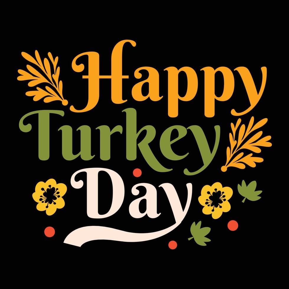 Thanksgiving Day Typografie trendiger T-Shirt-Designvektor vektor