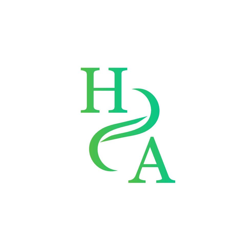 grünes Logo-Design für Ihr Unternehmen vektor