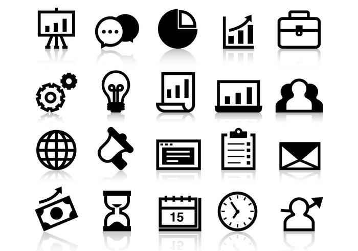 Free Business wachsen Icons Vektor auf