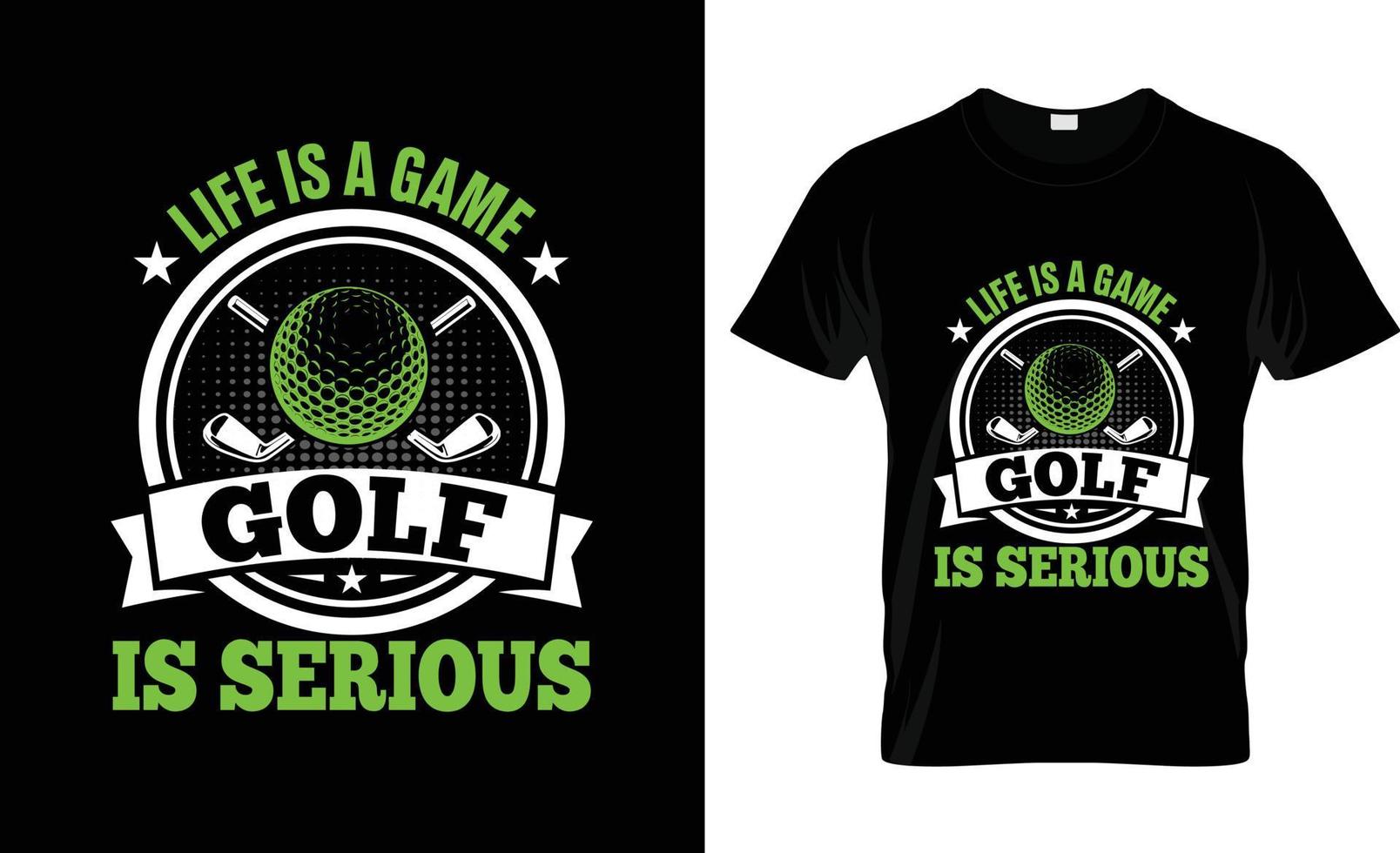 Golf-T-Shirt-Design, Golf-T-Shirt-Slogan und Bekleidungsdesign, Golftypografie, Golfvektor, Golfillustration vektor
