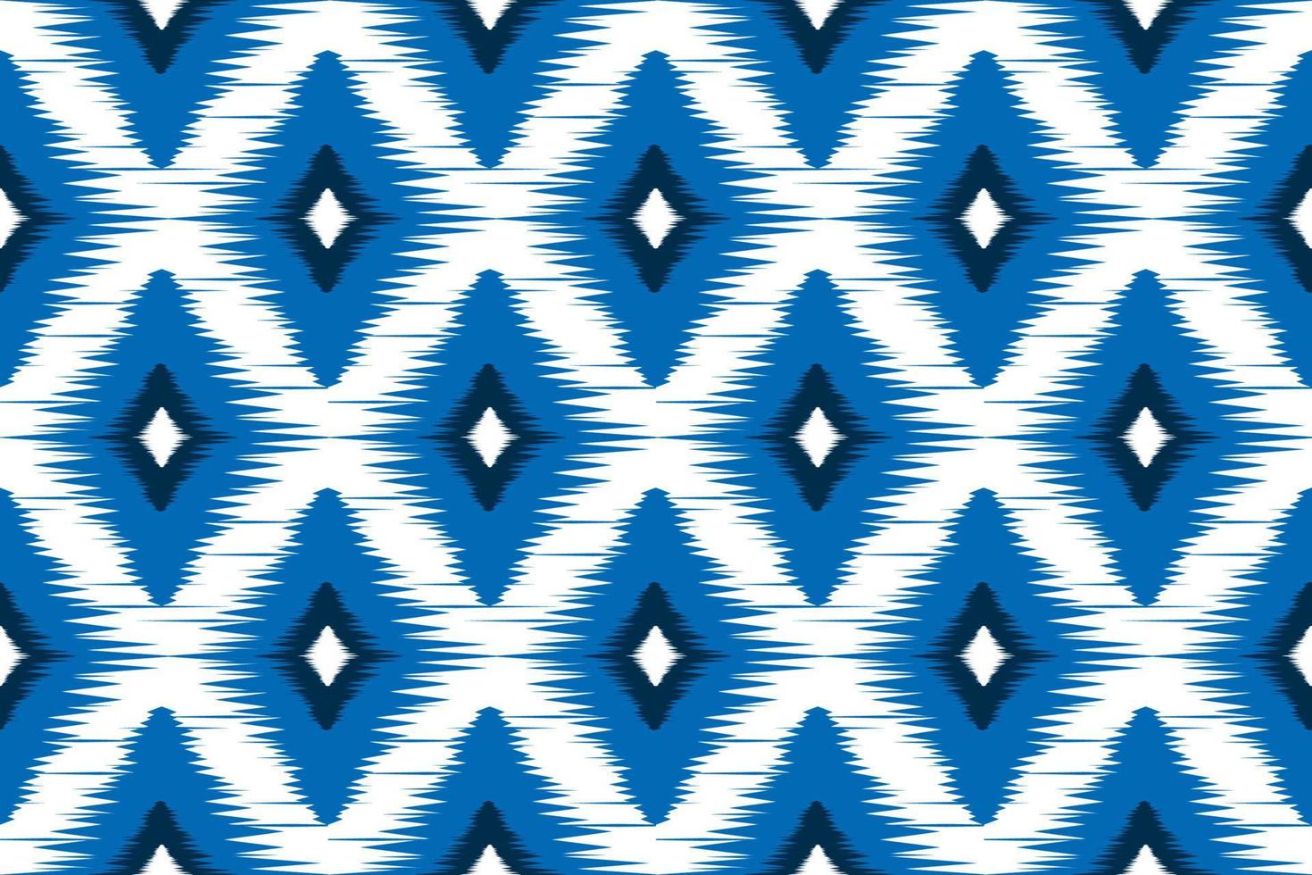 Stoff-Ikat-Musterkunst. geometrisches ethnisches nahtloses muster traditionell. amerikanischer, mexikanischer Stil. vektor