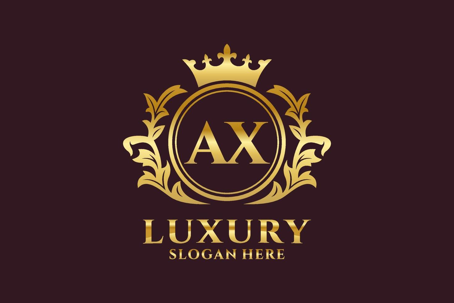 Anfangsbuchstabe Royal Luxury Logo Vorlage in Vektorgrafiken für luxuriöse Branding-Projekte und andere Vektorillustrationen. vektor