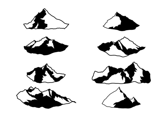 Gratis Everest Silhouette Vector