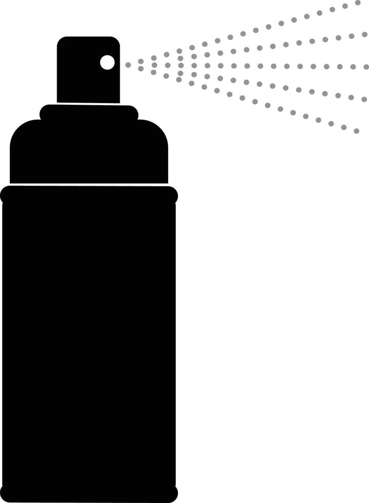 spray flaska isolera på vit bakgrund. vektor