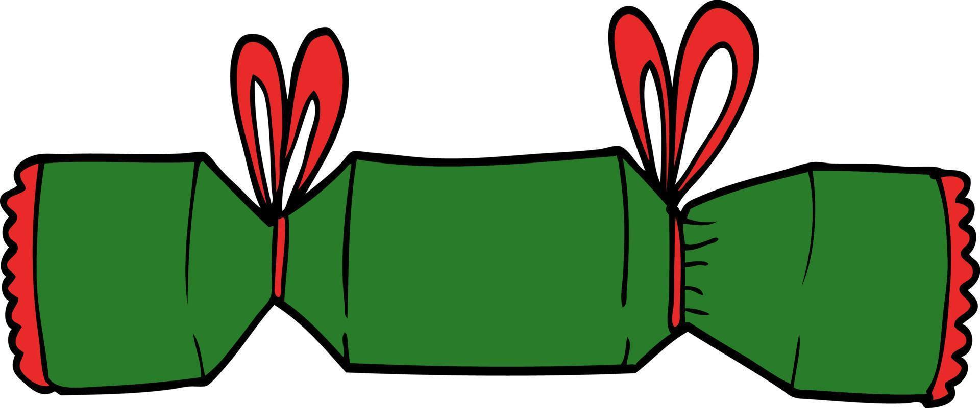 Cartoon-Doodle-Weihnachts-Cracker vektor