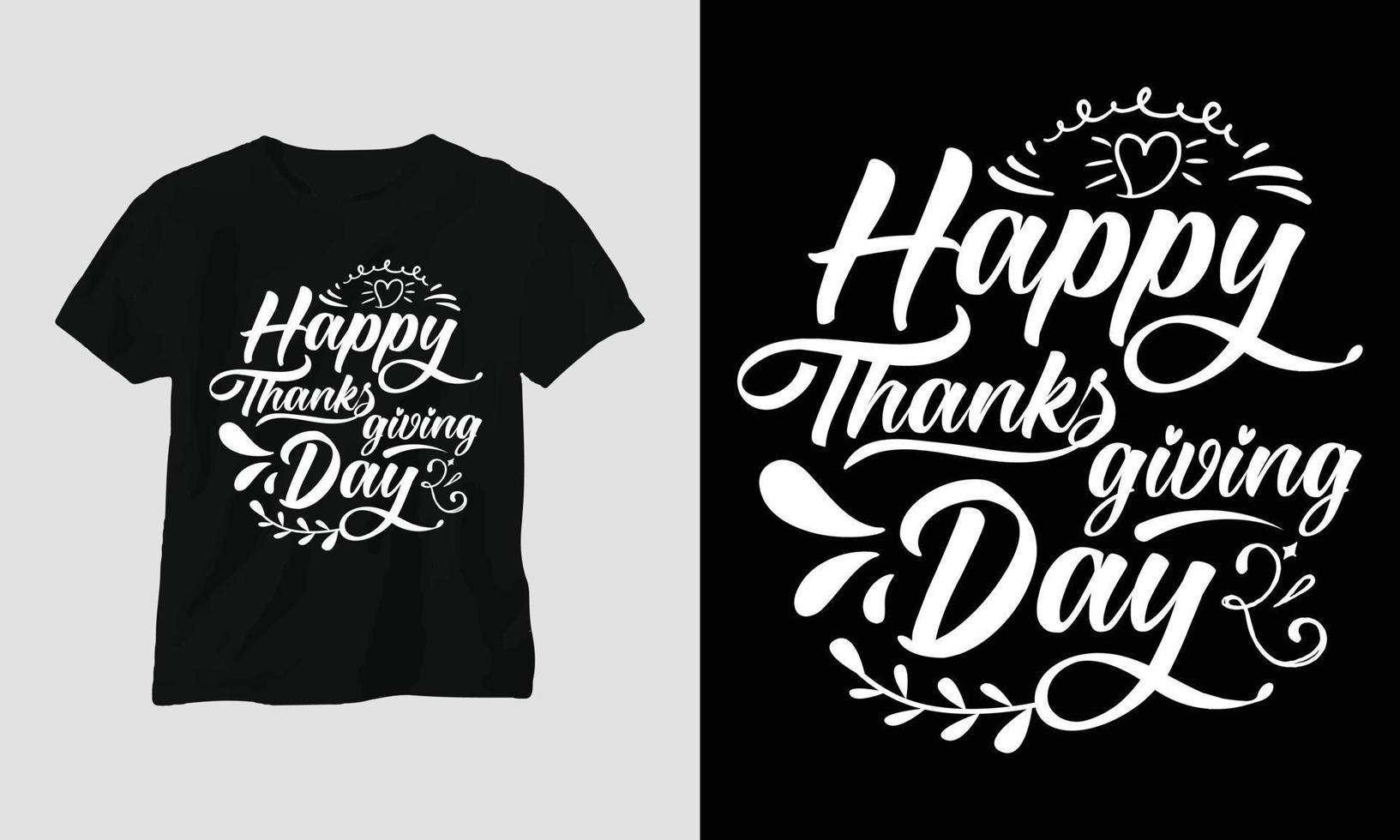 falla tacksägelse dag t-shirt grafisk vektor