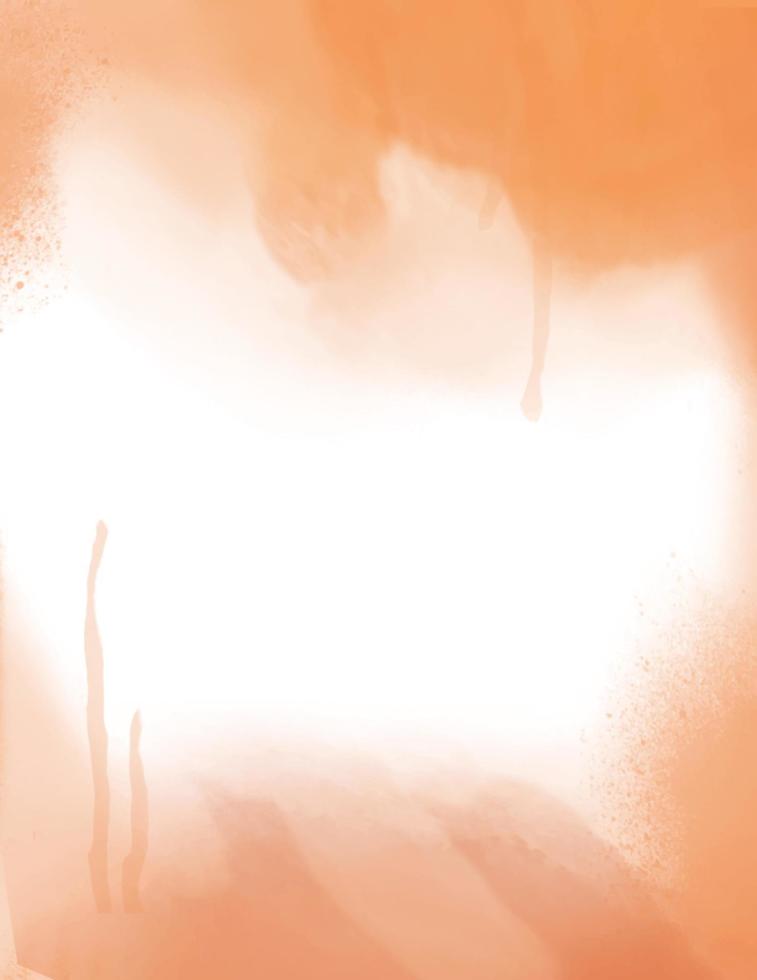 ljus orange abstrakt vattenfärg textur bakgrund vektor