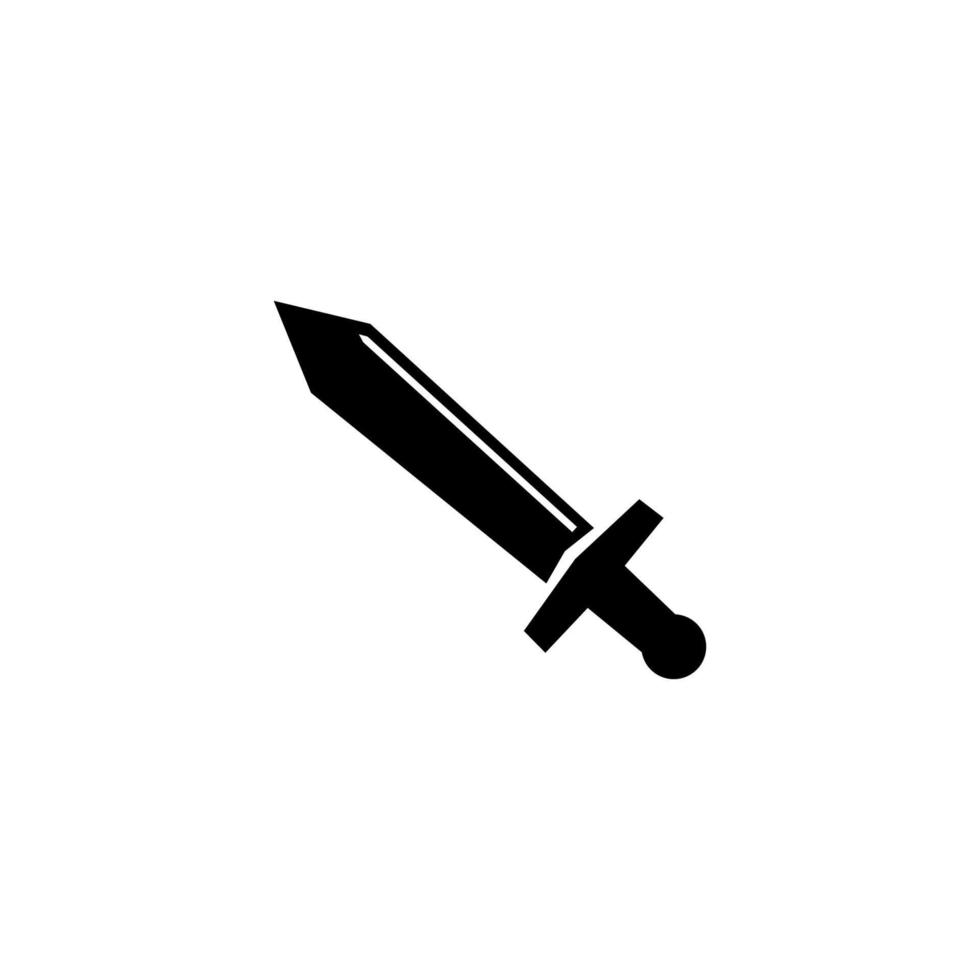Schwert Vektor Illustration Bild Symbol Symbol