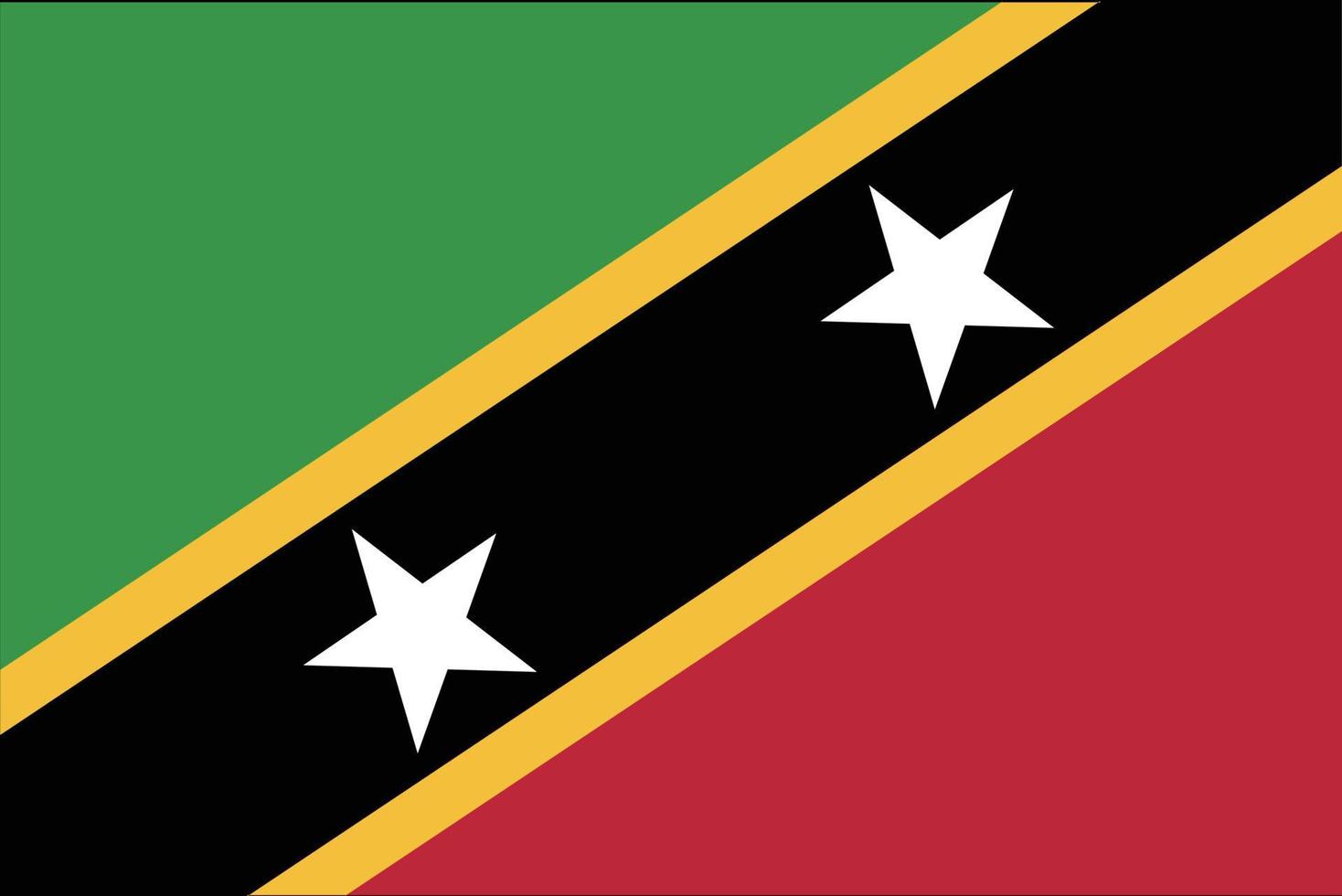 sankt kitts und nevis flaggenvektor handgezeichnet, ostkaribischer dollar vektor handgezeichnet