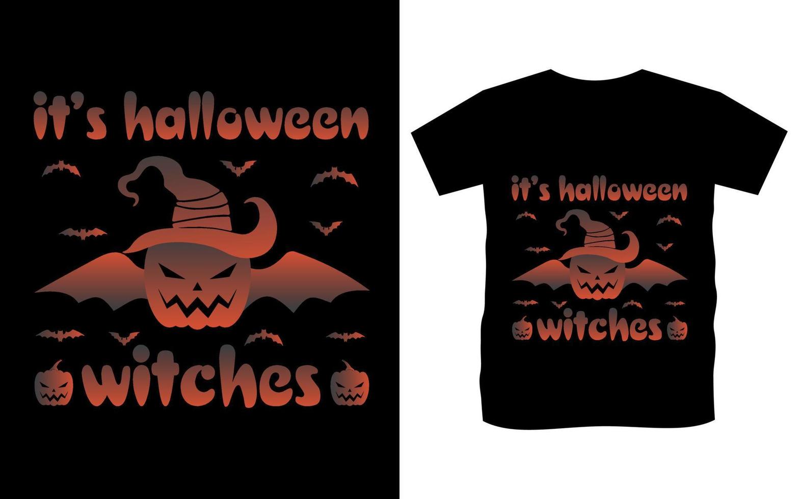 Happy Halloween Zitat T-Shirt Template Design Vektor, Halloween Typografie Element Retro Vintage T-Shirts Design, Halloween gruseliges Modedesign für hochwertige Typografie Illustration Shirt Design vektor