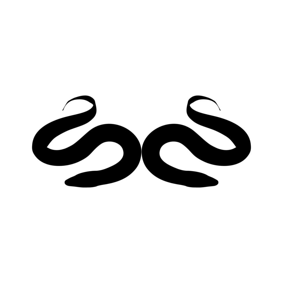 ål silhuett för logotyp, piktogram, hemsida, appar och eller grafisk design element. vektor illustration