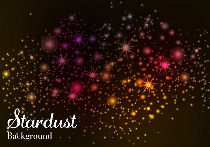 Gratis Stardust Bakgrund Vector