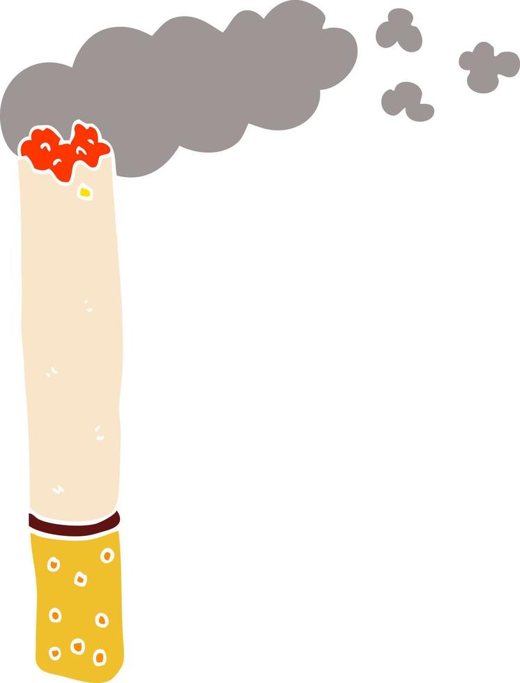 Cartoon-Doodle-Zigarette vektor