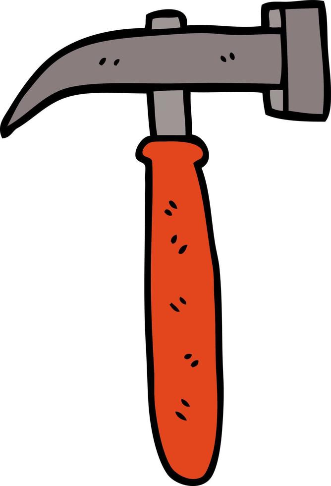 Cartoon-Doodle-Hammer vektor