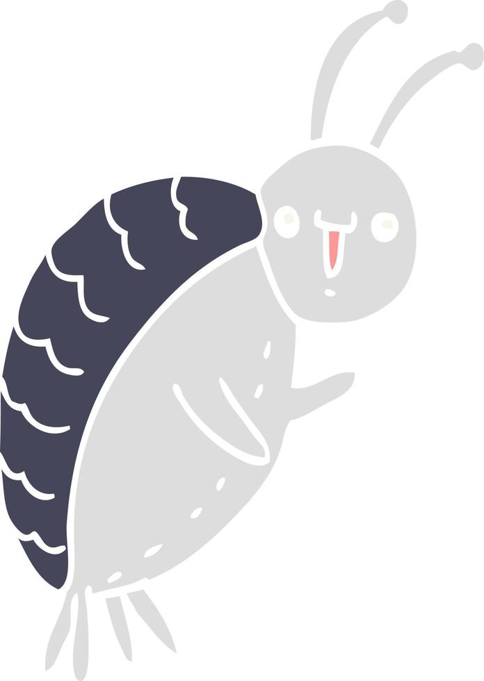 Cartoon-Käfer im flachen Farbstil vektor