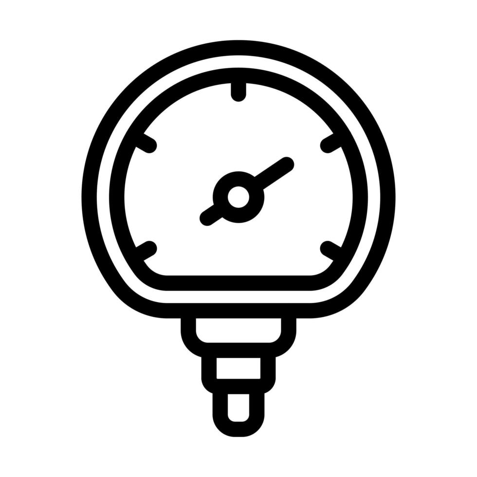 Druckmesser-Icon-Design vektor