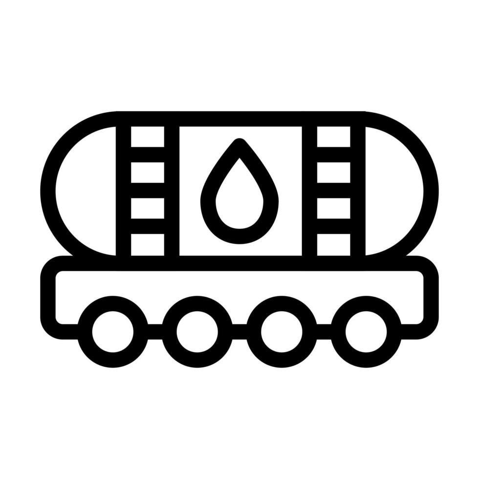 Öltank-Icon-Design vektor