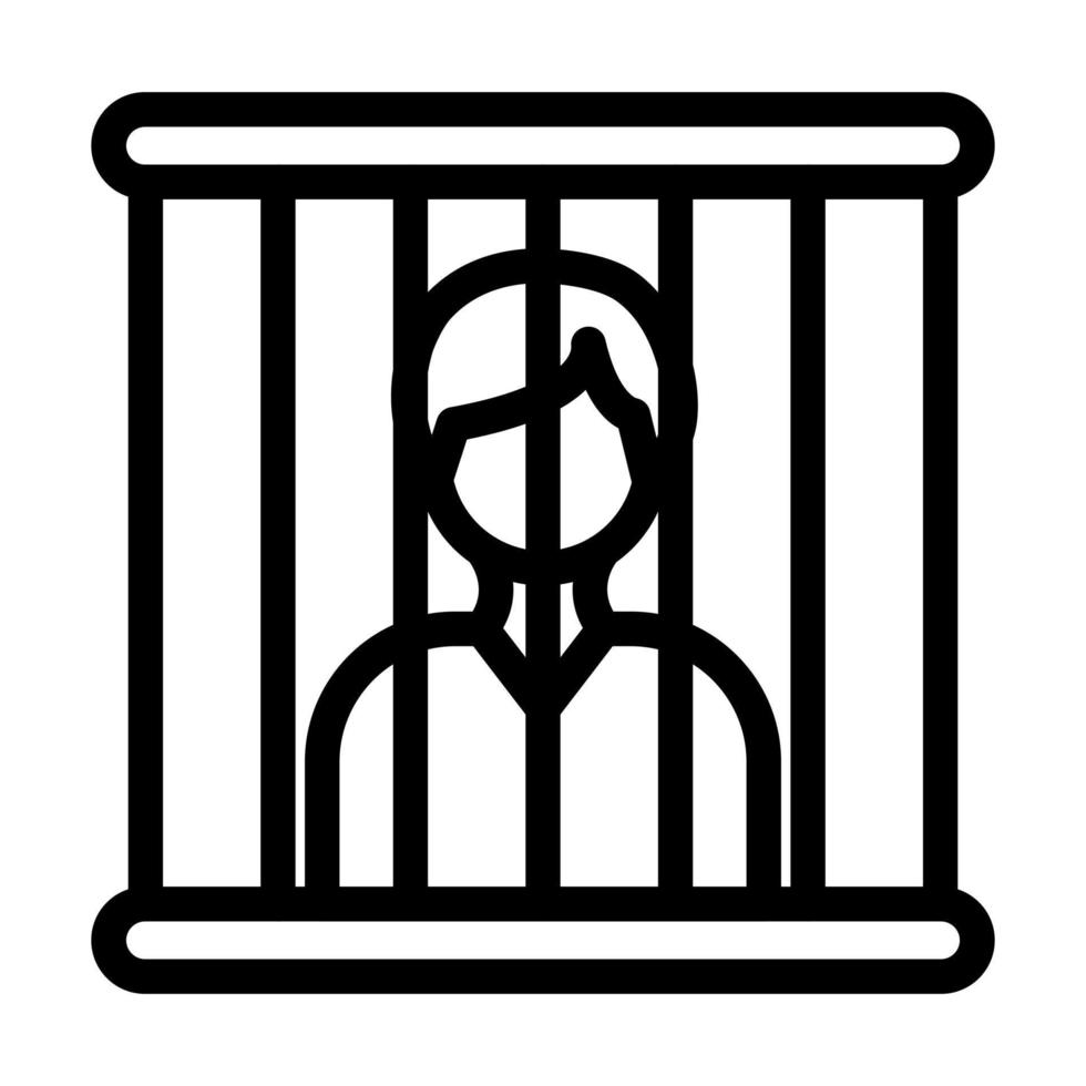 fängelse ikon design vektor