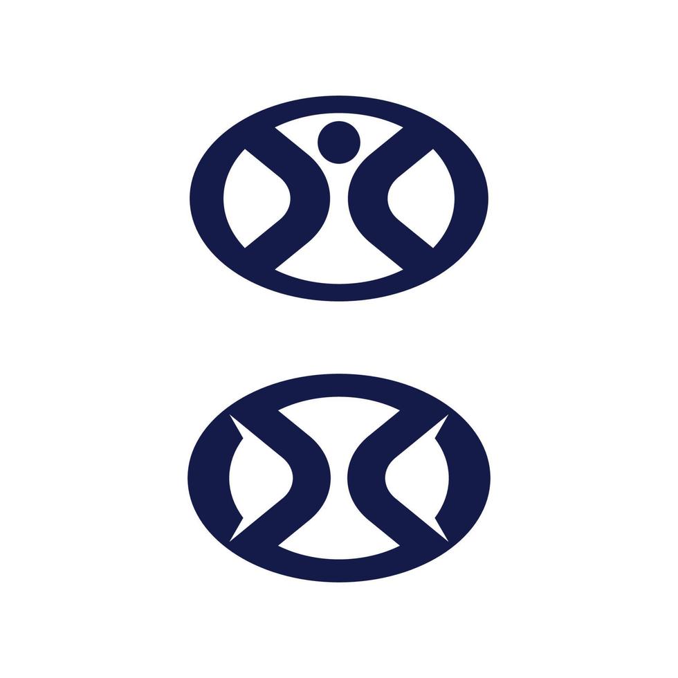 Business-Symbol und Logo-Design-Vektorgrafik vektor