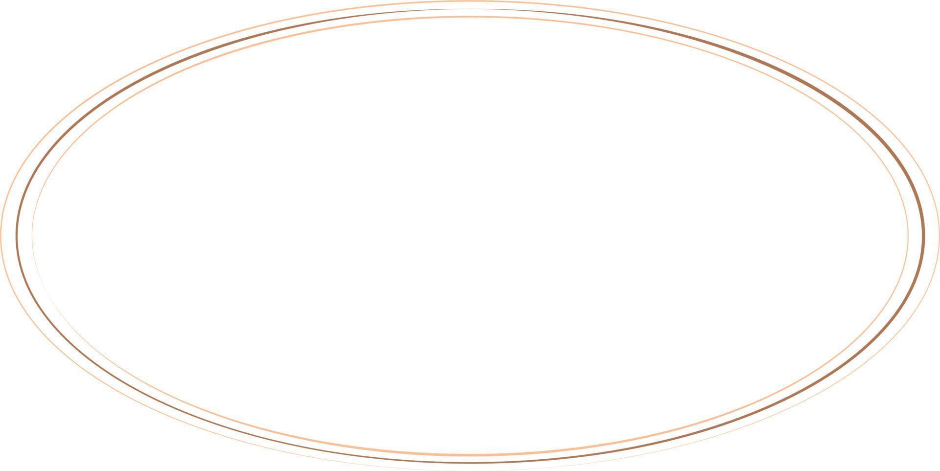 oval gräns ramar isolerat på vit bakgrund. trendig design element för gräns ram, logotyp, mörkläggning tatuering, symbol, webb, grafik, affischer, mall, mönster och abstrakt bakgrund vektor