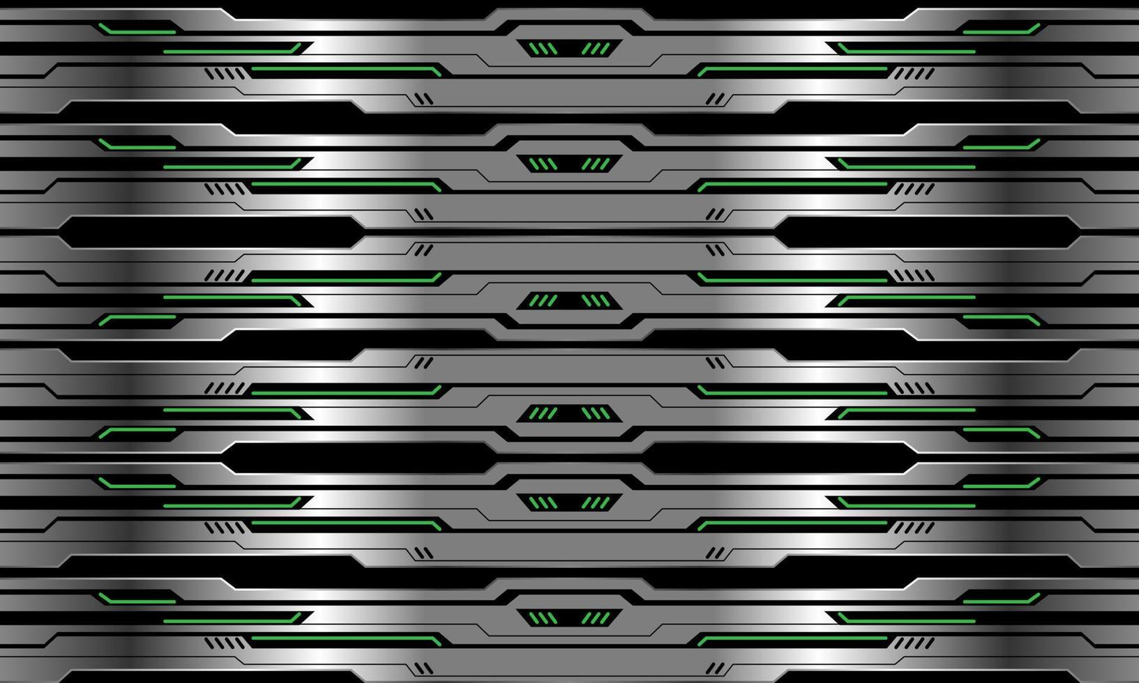 abstrakt vektor teknologi trogen metallisk cyber grön ljus kraft svart geometrisk design sömlös mönster bakgrund