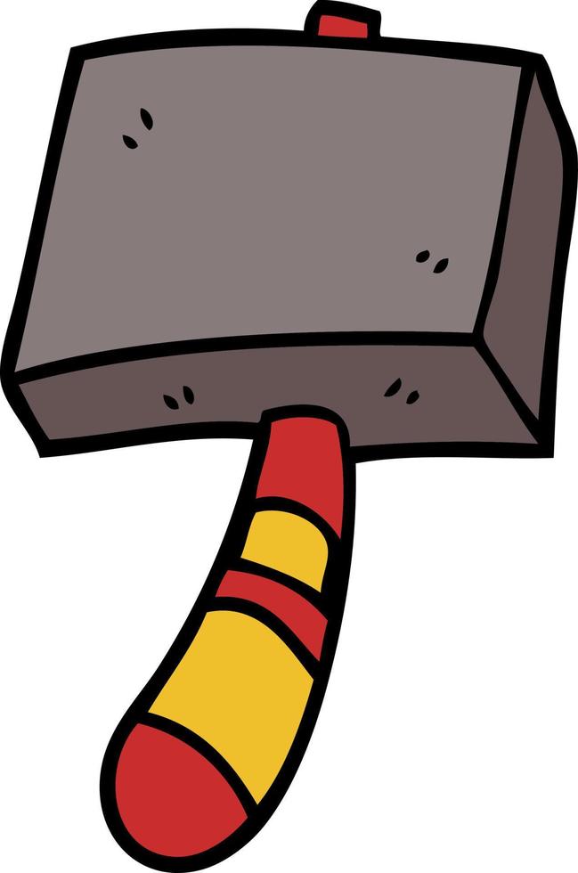 Cartoon-Doodle-Hammer vektor