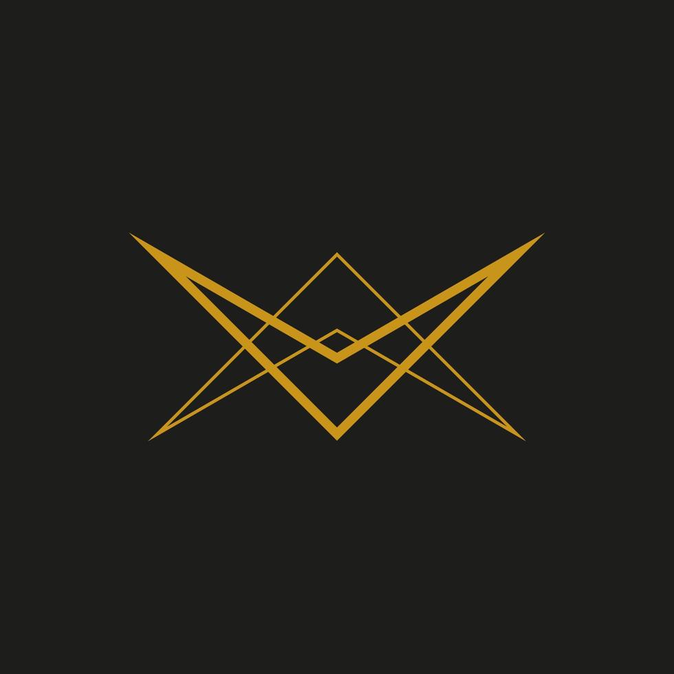 modern geometrisk logotyp design vektor