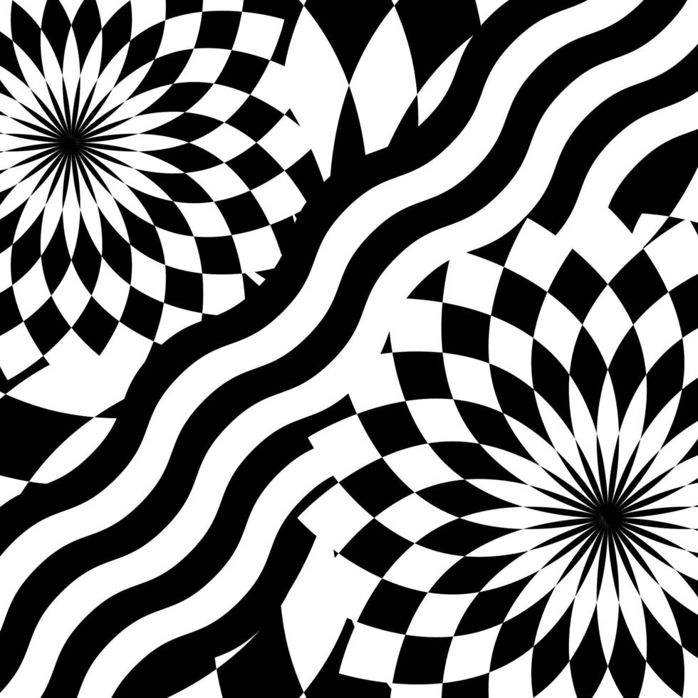 geometrischer kaleidoskophintergrund. abstraktes grafisches Vektormuster. vektor