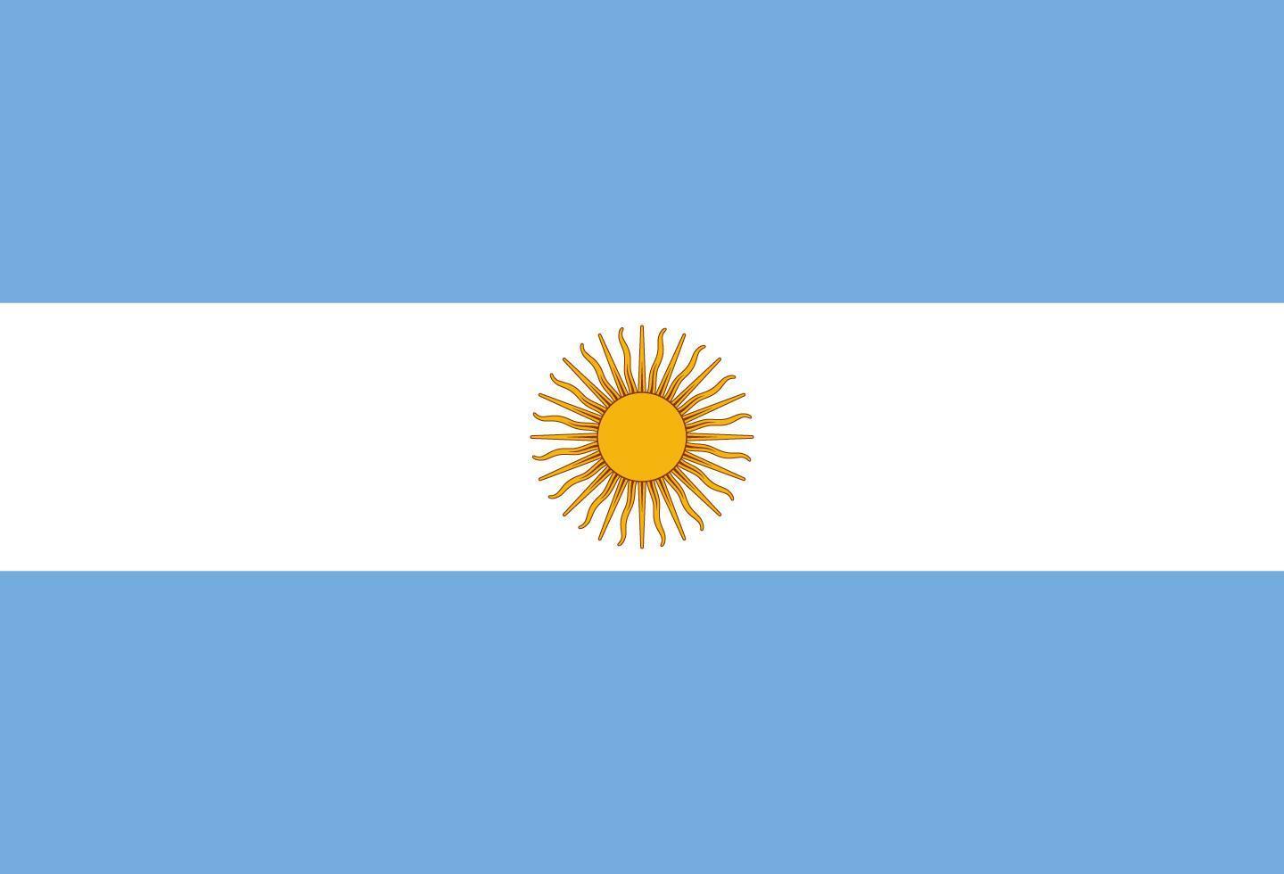 illustration av argentinaflaggan vektor