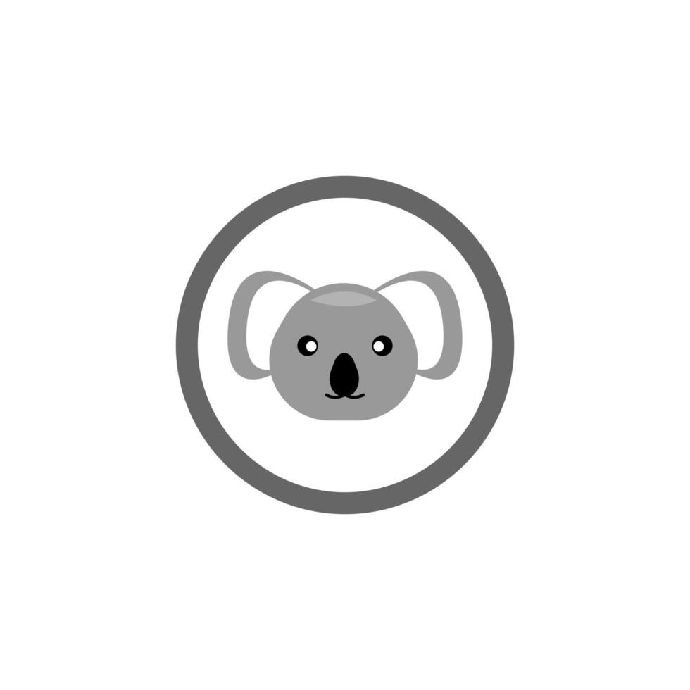 koala-symbol-illustrationsvektor vektor