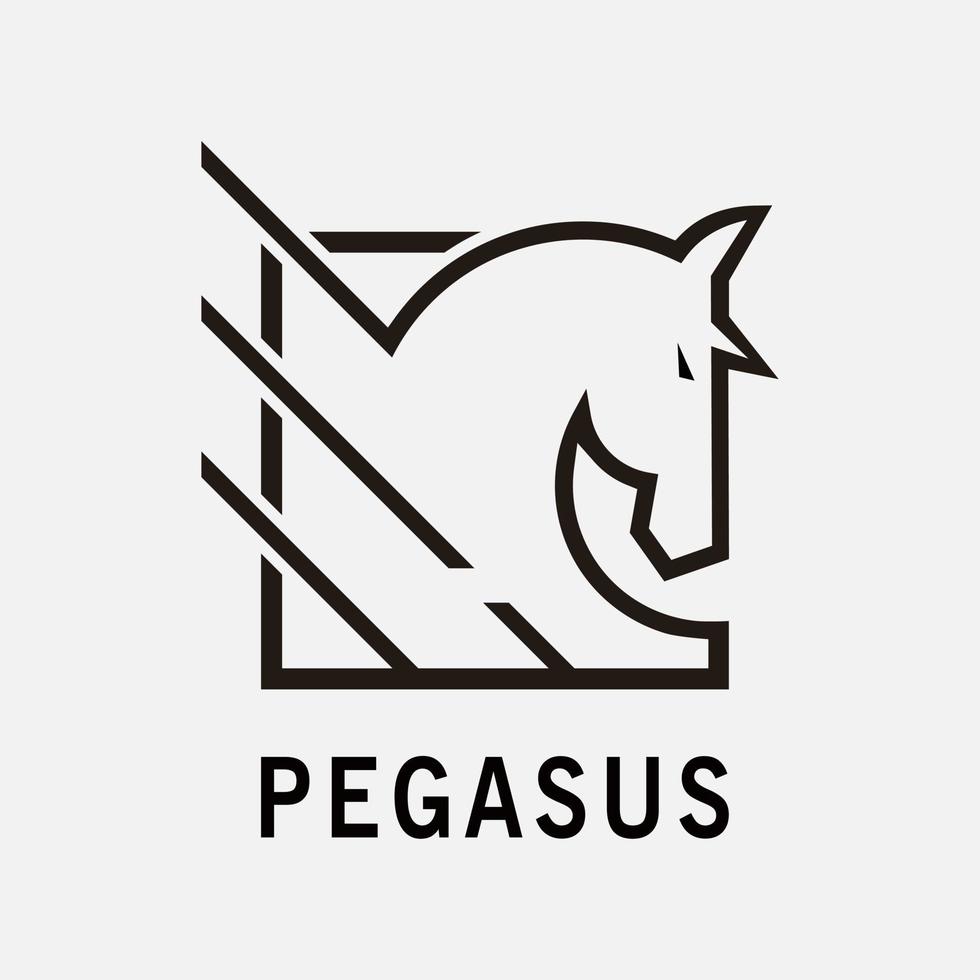 grundläggande rgb pegasus vektor