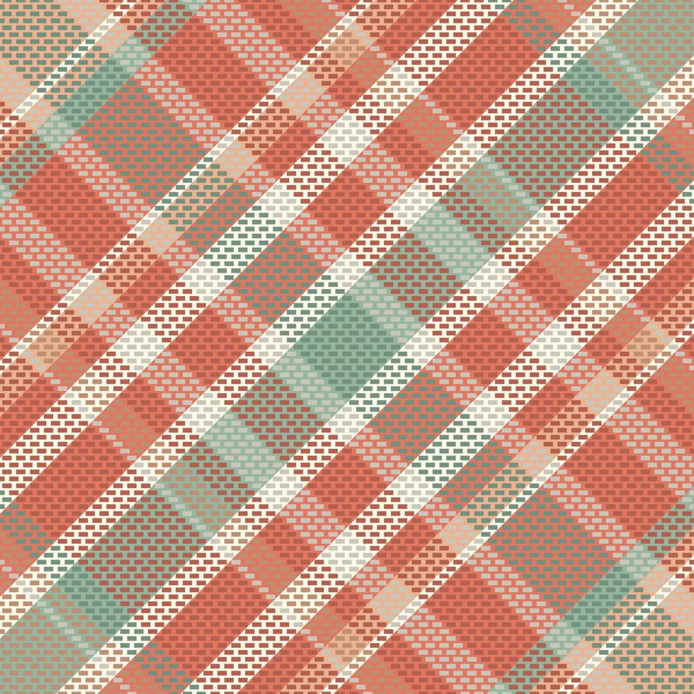 Tartan oder kariertes Vintage-Farbmuster. vektor