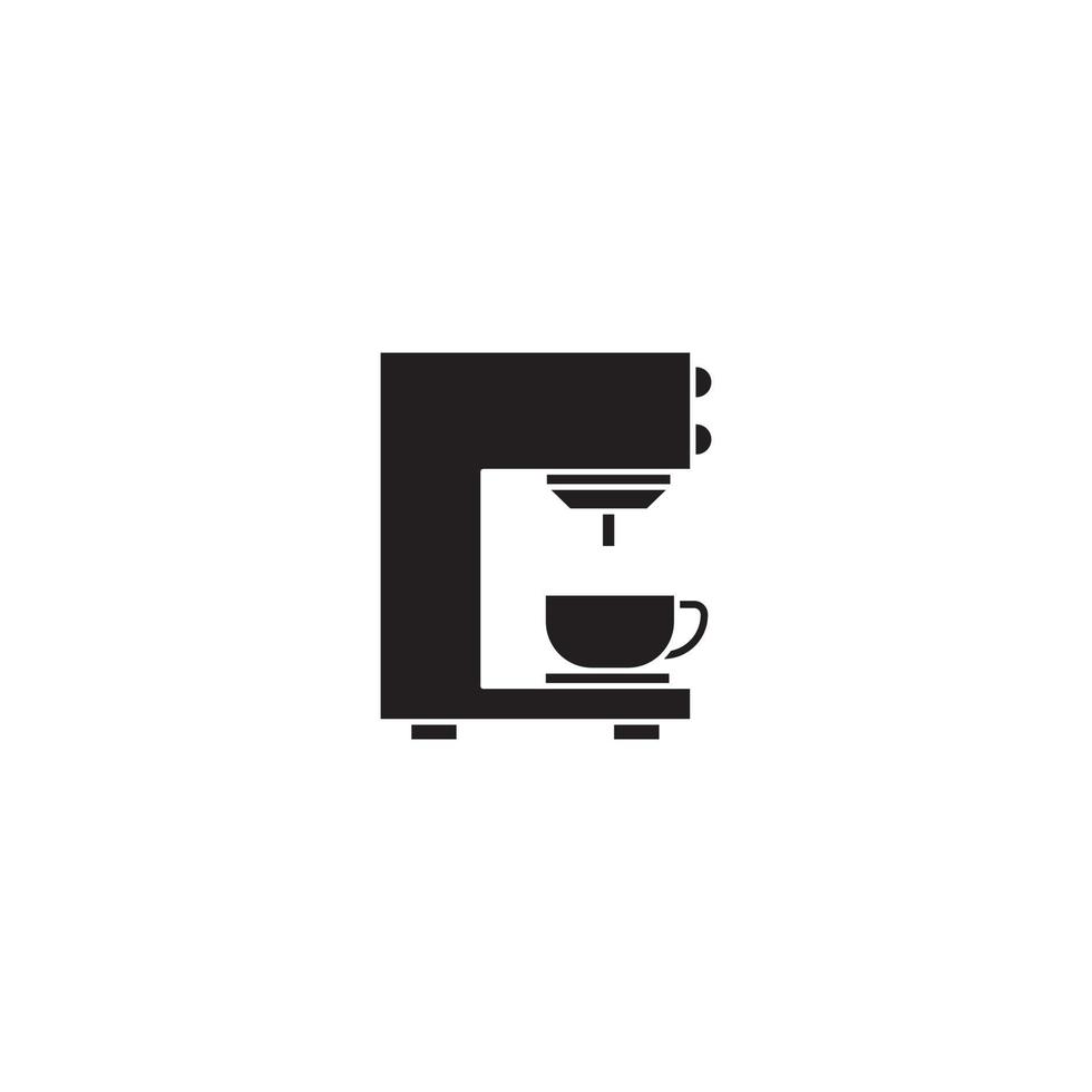 Espresso-Maschinenvektor für Website-Symbol-Icon-Präsentation vektor