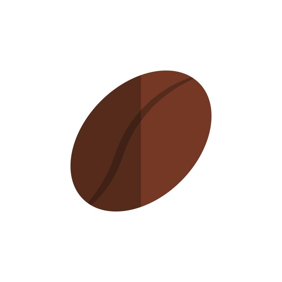 Kaffeebohne-Vektor für Website-Symbol-Icon-Präsentation vektor