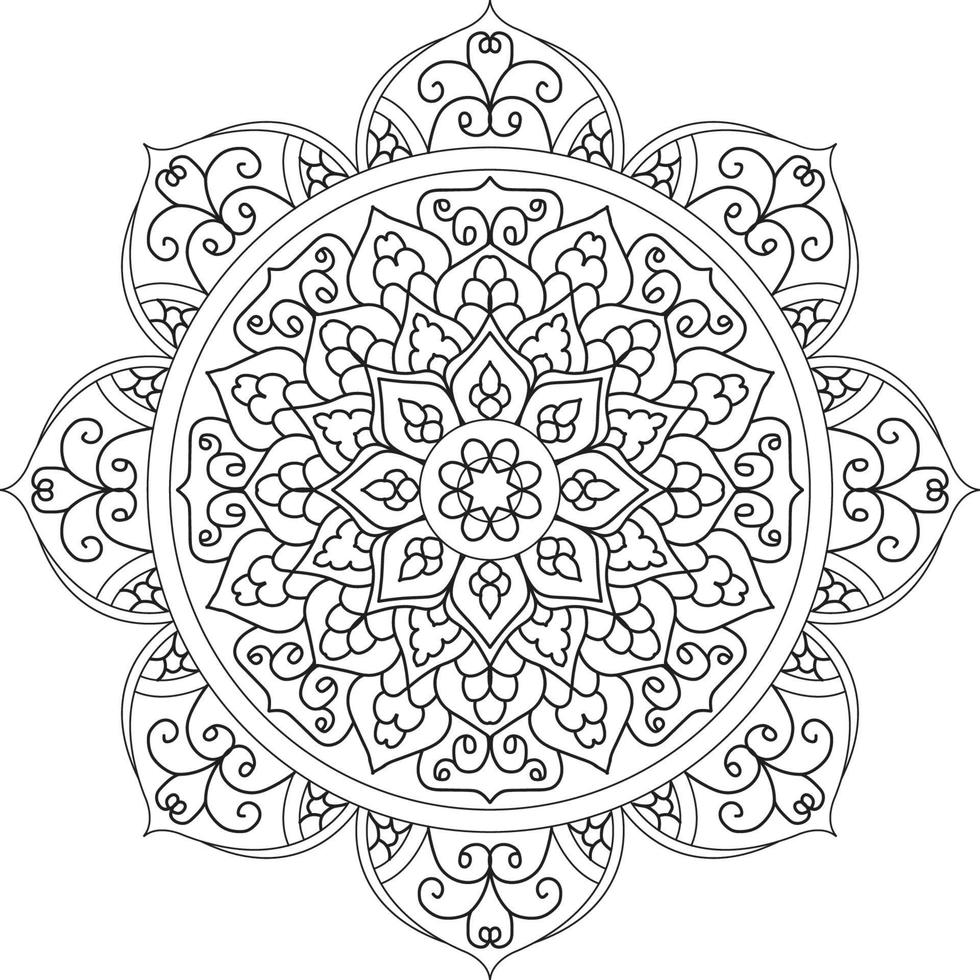 kreatives Mandala-Design vektor