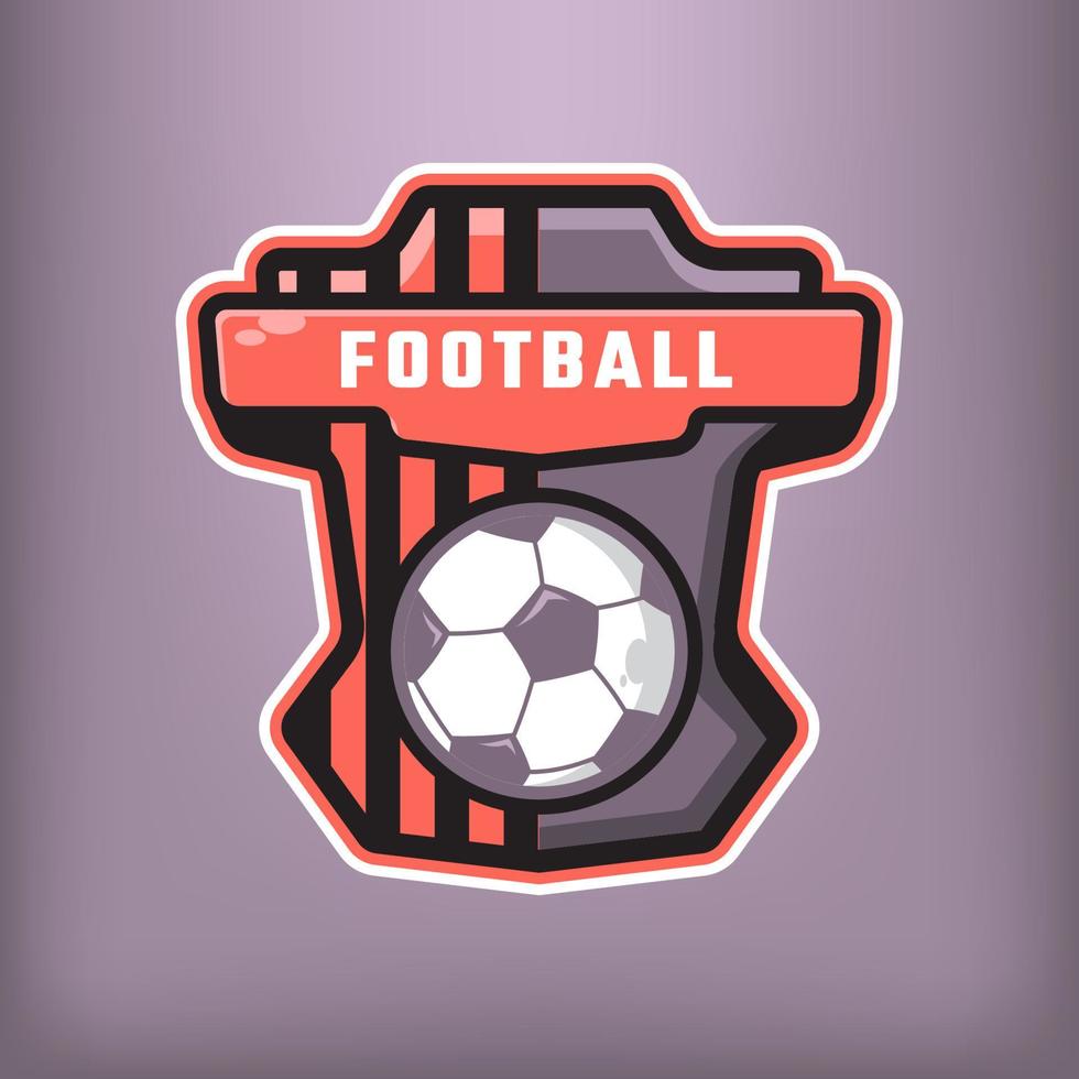 Fußball-Logo, Sport jedes Land vektor