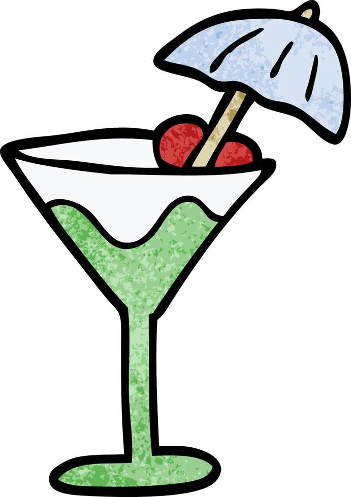 Cartoon-Doodle-Cocktail vektor