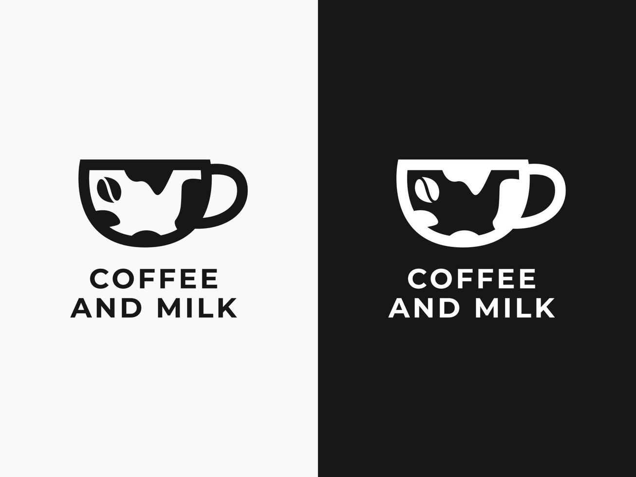 Kaffee-Logo-Design-Konzept vektor