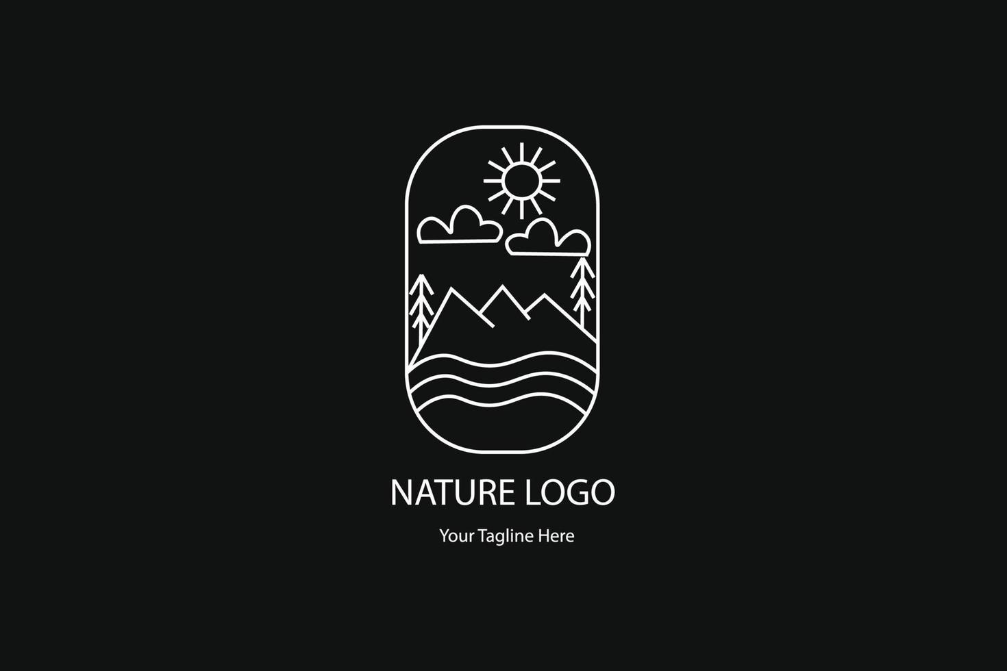 unik logotyp design vektor