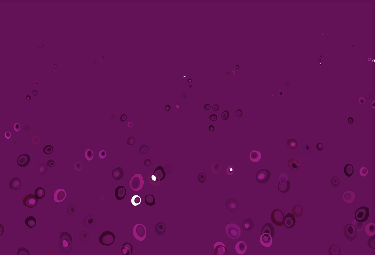 hellrosa Vektorhintergrund mit Blasen. vektor
