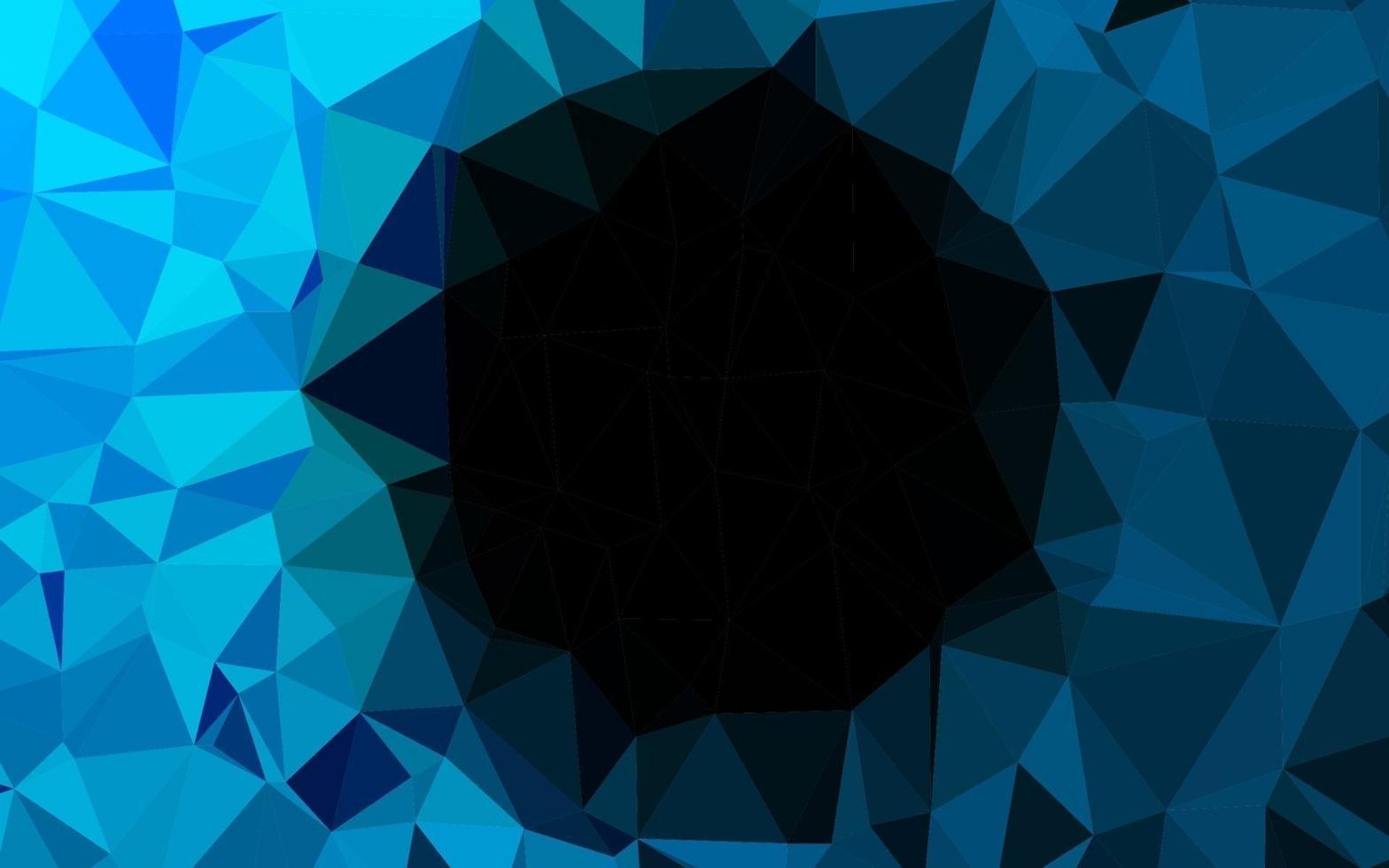 hellblauer Vektor abstrakter Mosaikhintergrund.