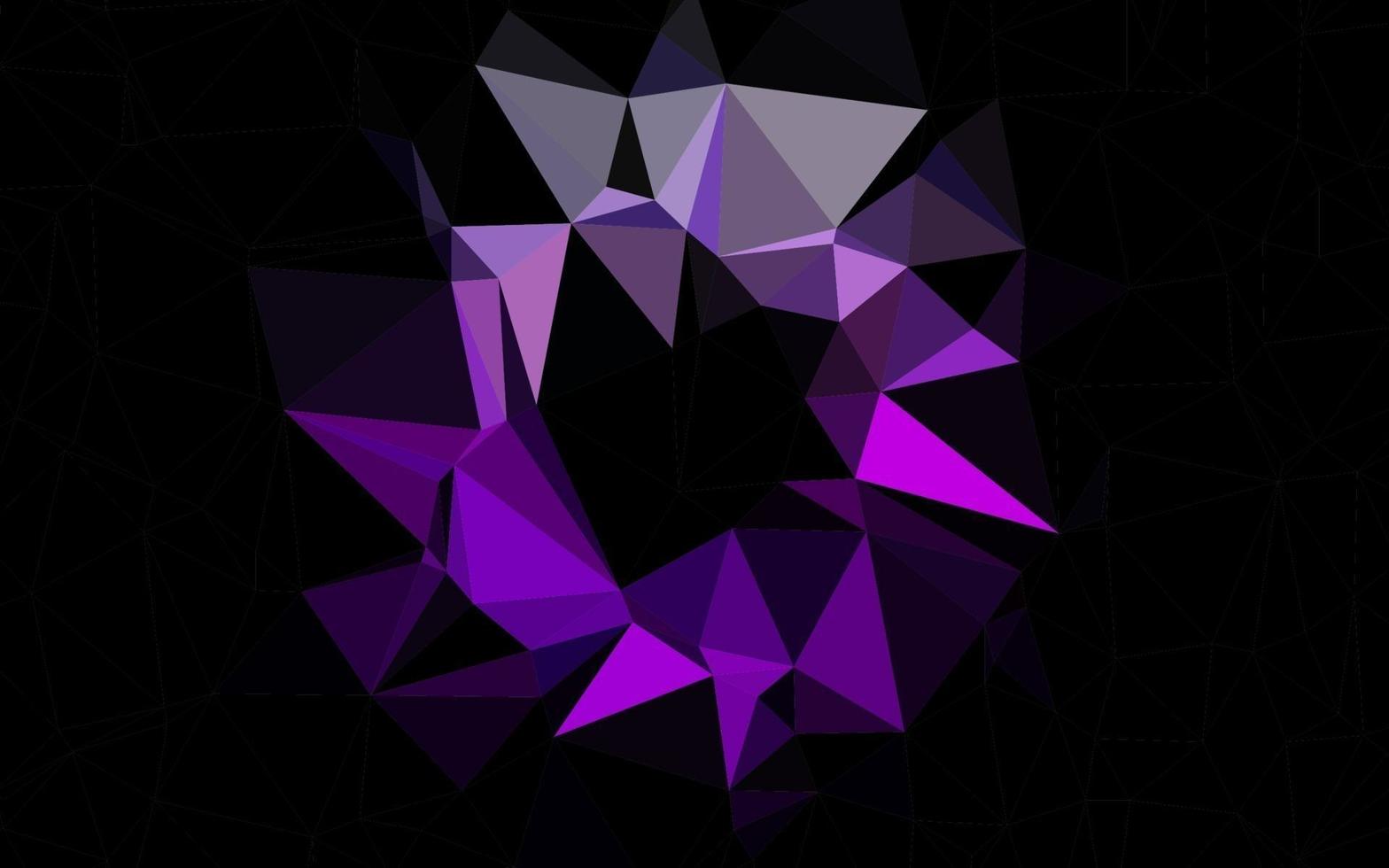 hellviolette Vektor-Low-Poly-Textur. vektor