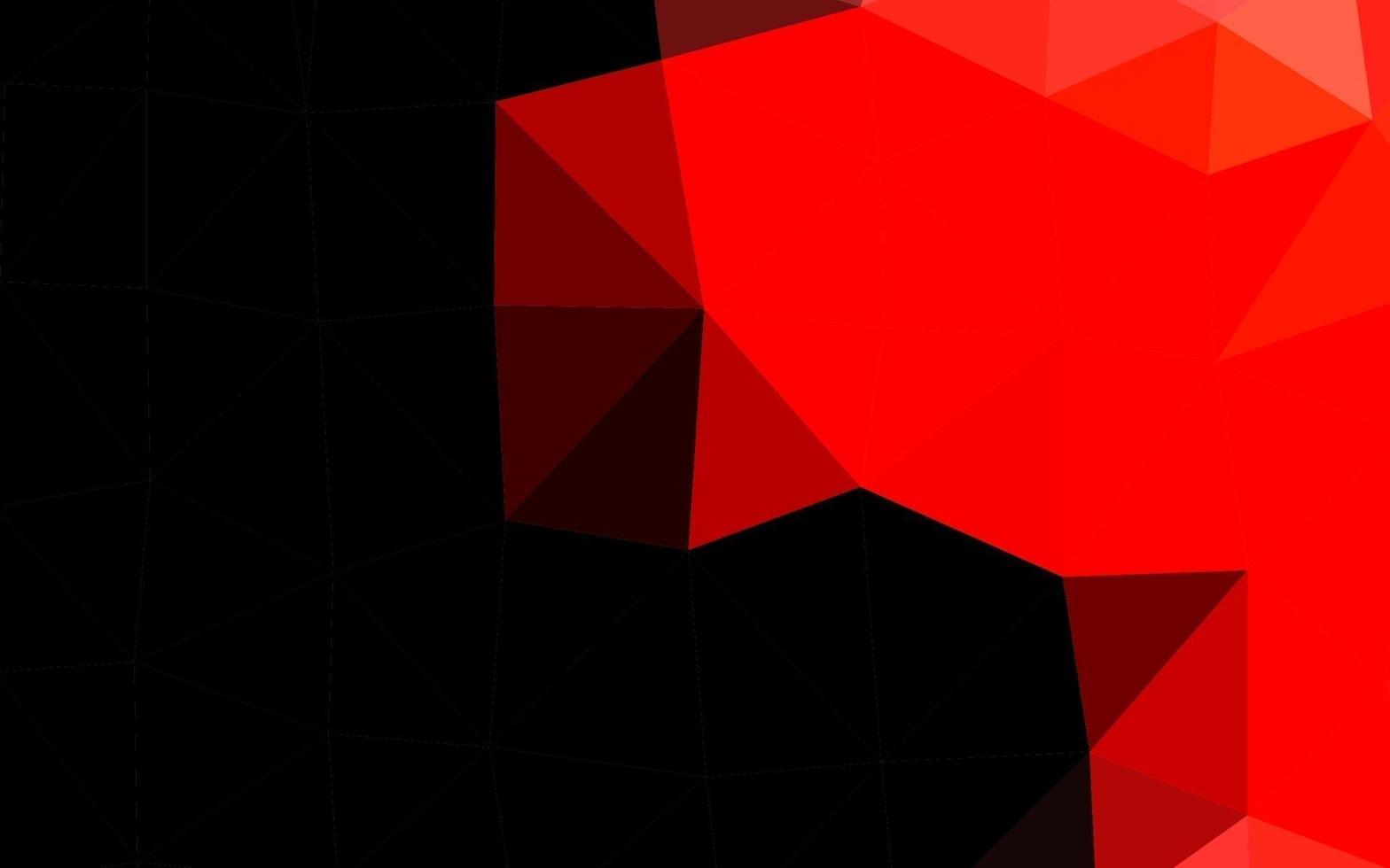 ljus röd vektor polygonal mall.