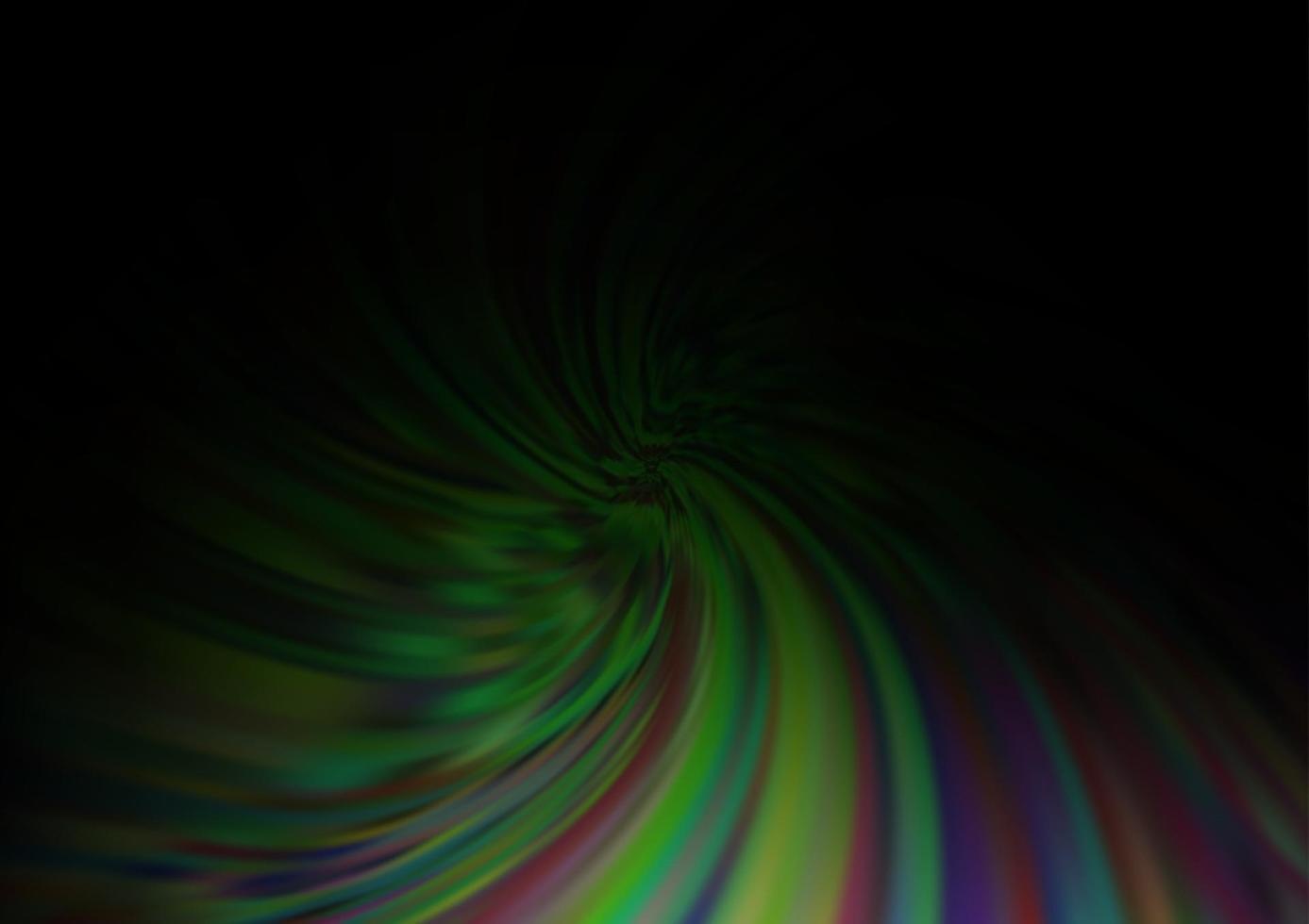 mörkgrön vektor mall med böjda linjer.