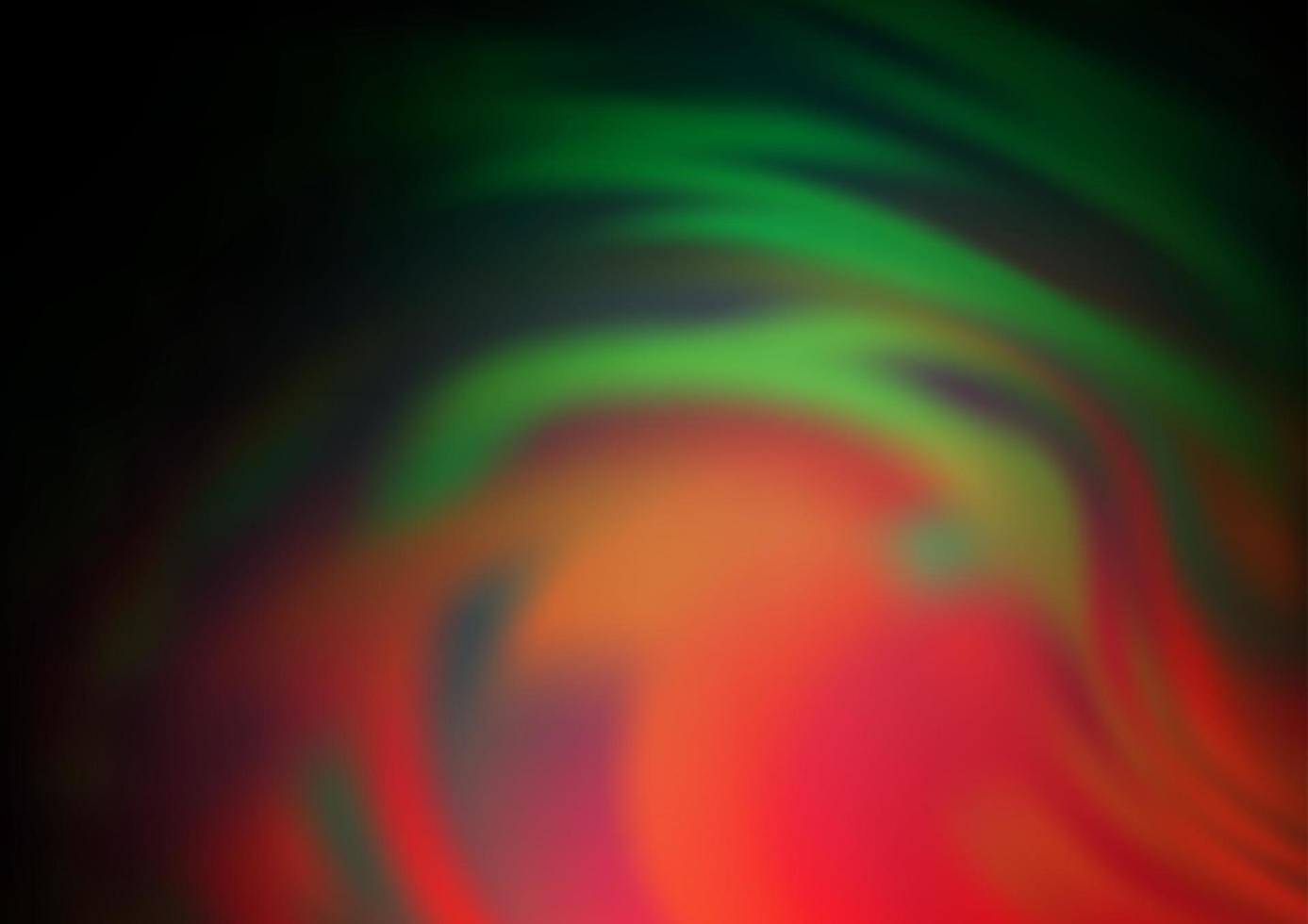 mörk grön, röd vektor abstrakt suddig bakgrund.