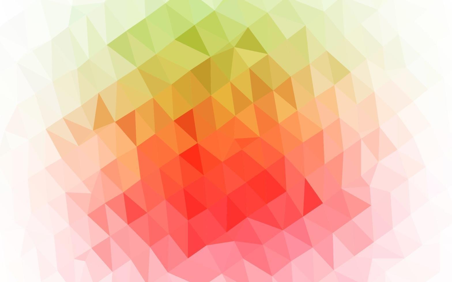 hellgrüner, roter abstrakter Mosaikhintergrund des Vektors. vektor