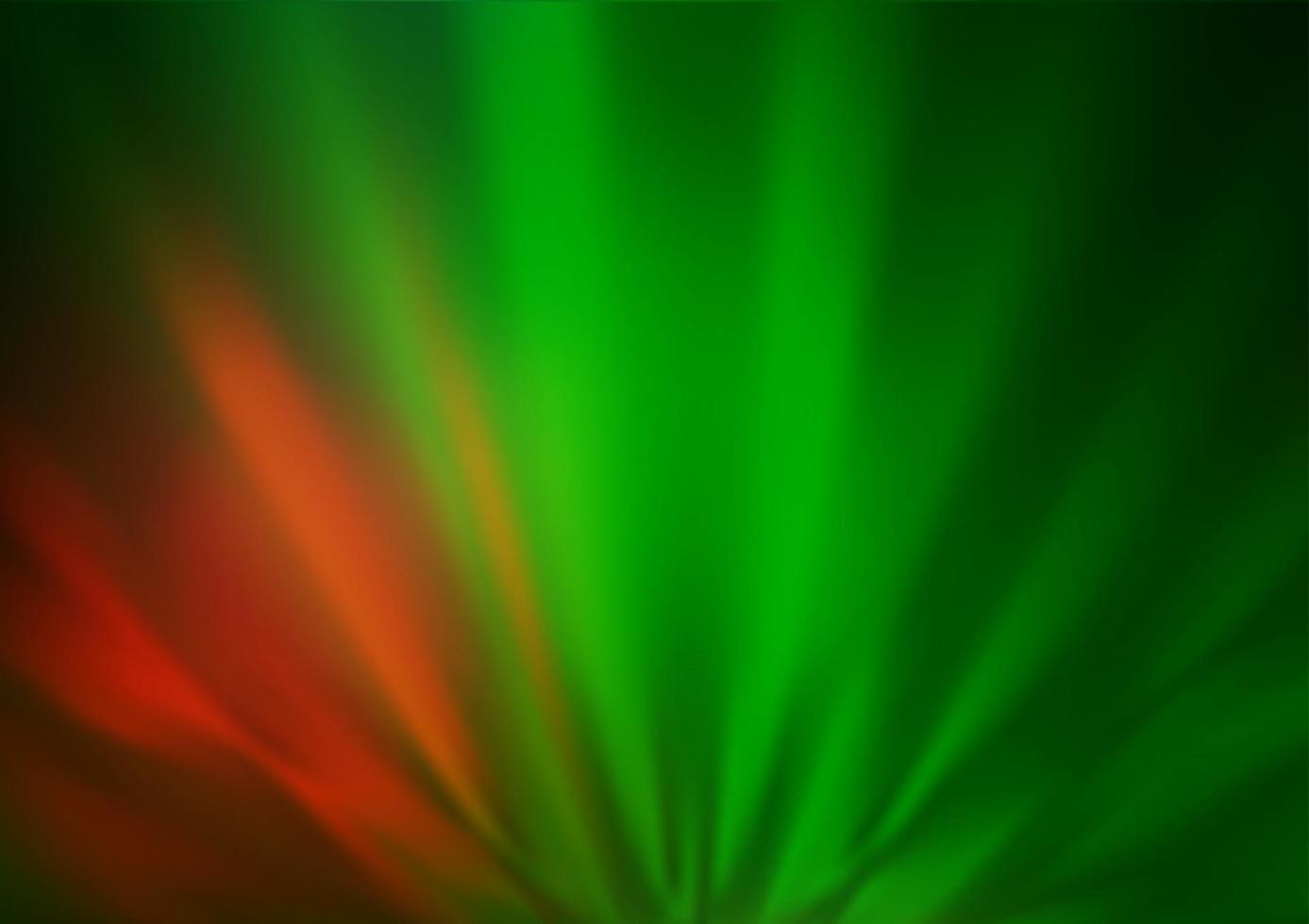 ljusgrön, röd vektor bokeh mönster.