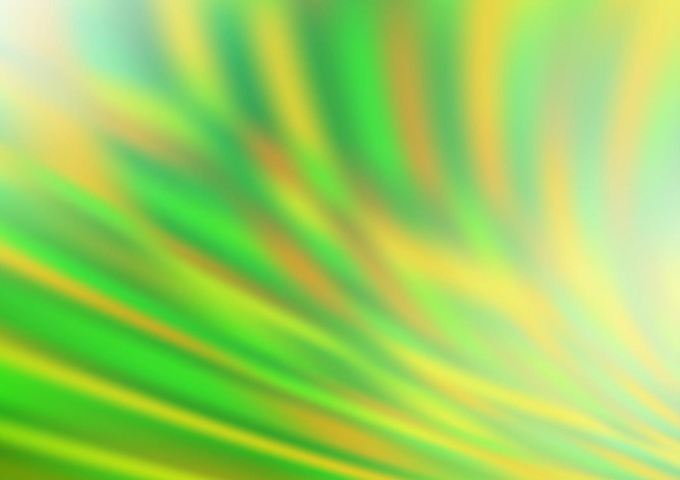 ljusgrön, gul vektor abstrakt bokeh -mönster.