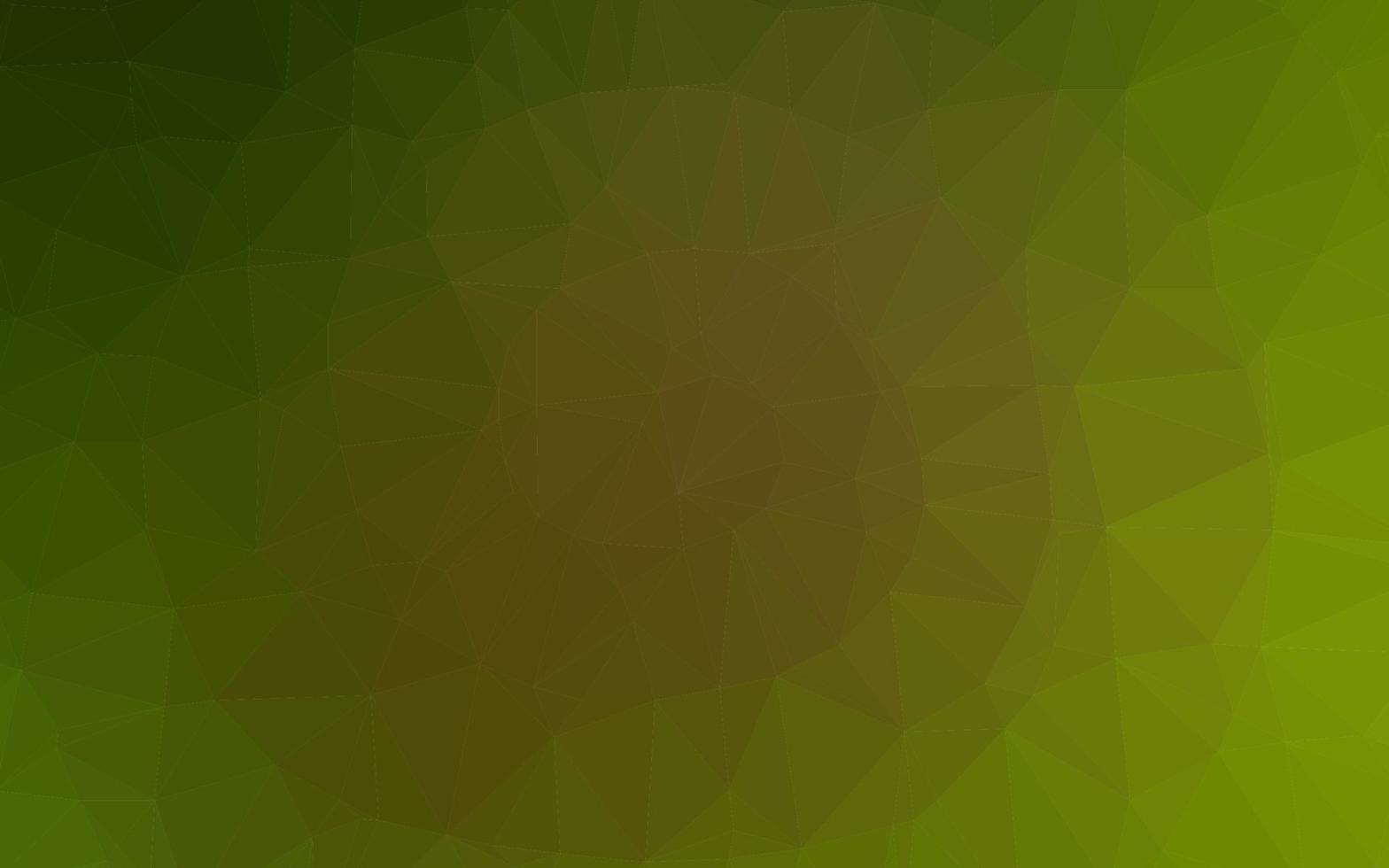 hellgrüner, gelber Vektorpolygonzusammenfassungshintergrund. vektor